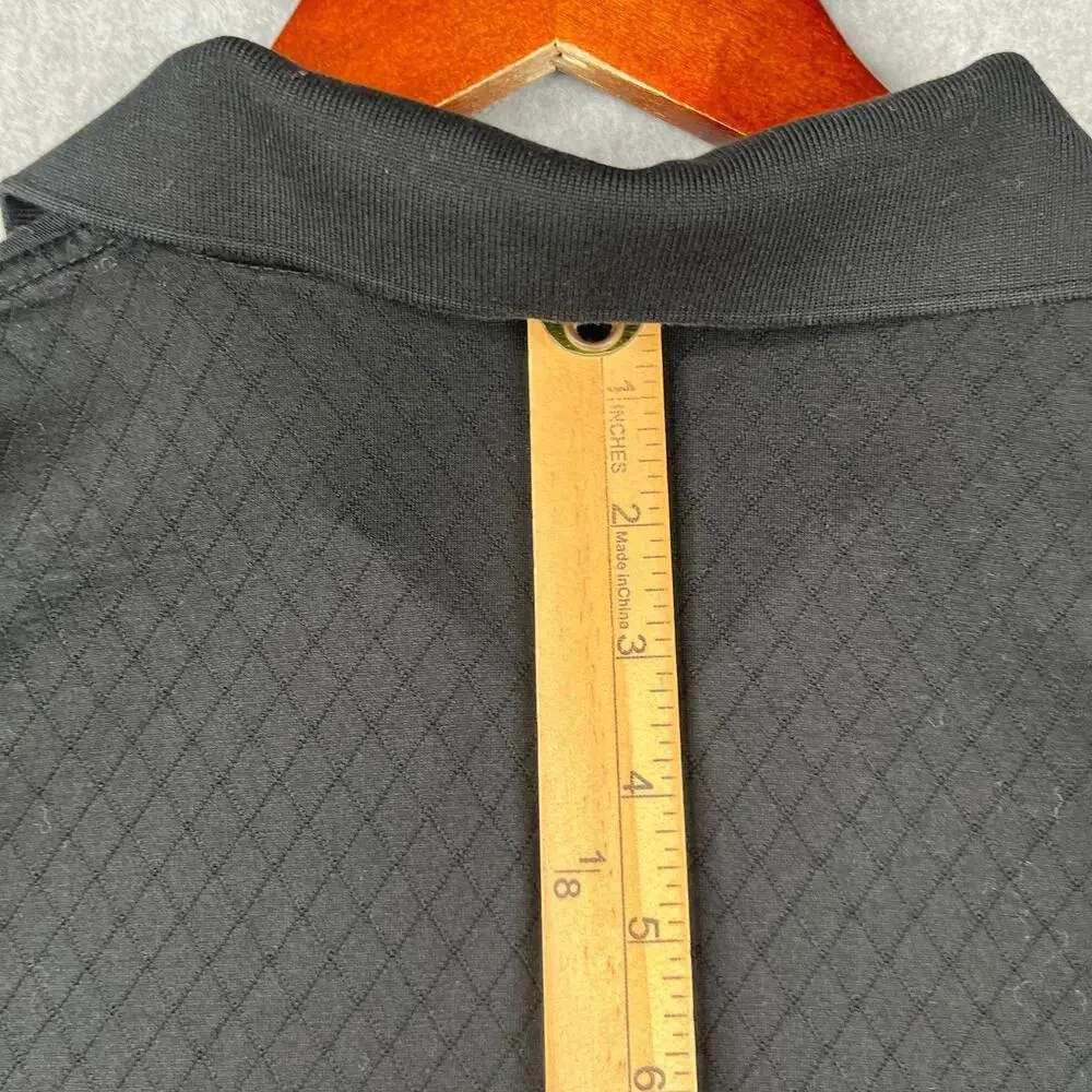 Polo Golf Ralph Lauren Shirt Large Black Diamond Casual Logo Lightweight Mens